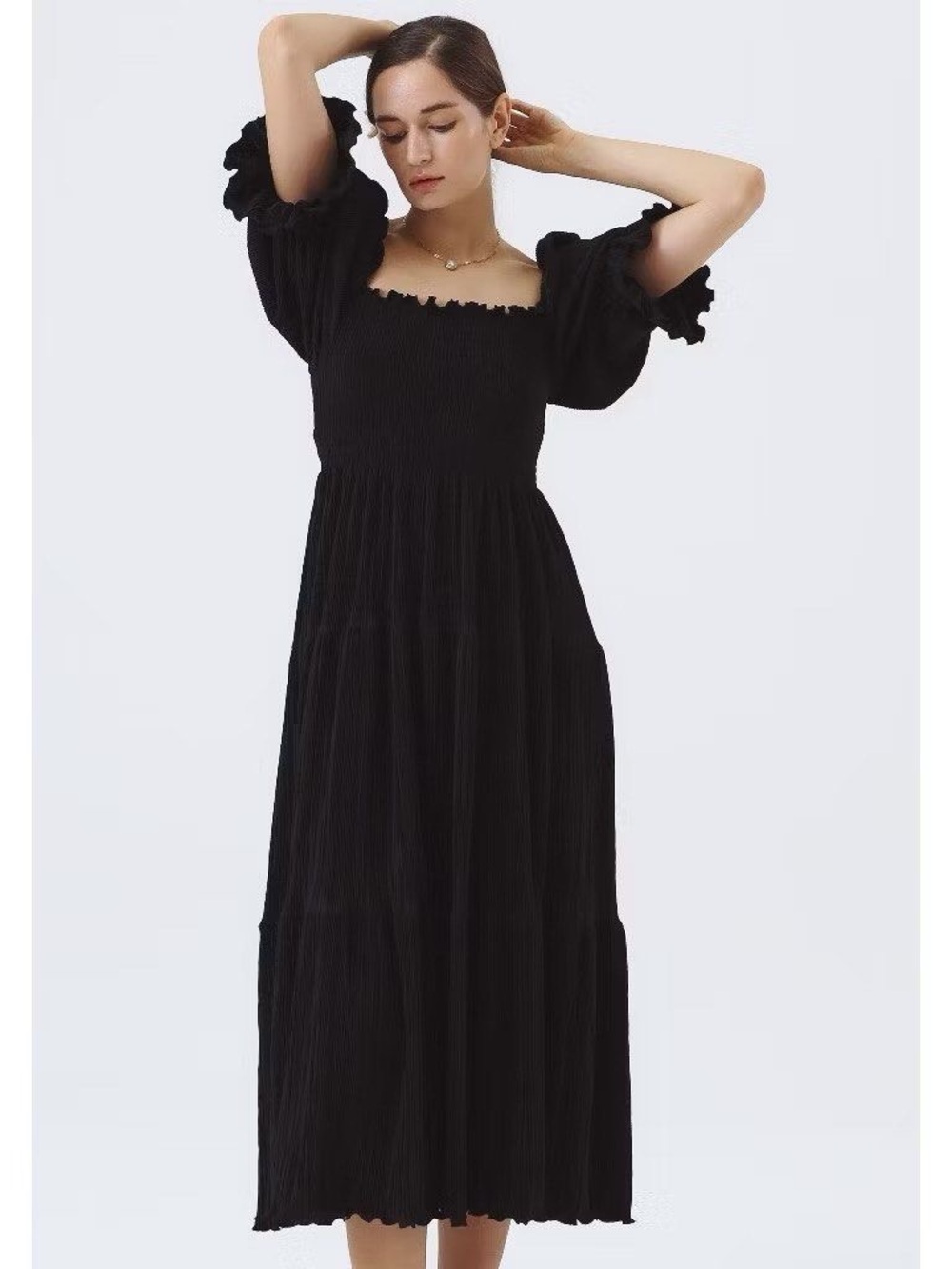 Nothing Fits But Black Kiko Dress